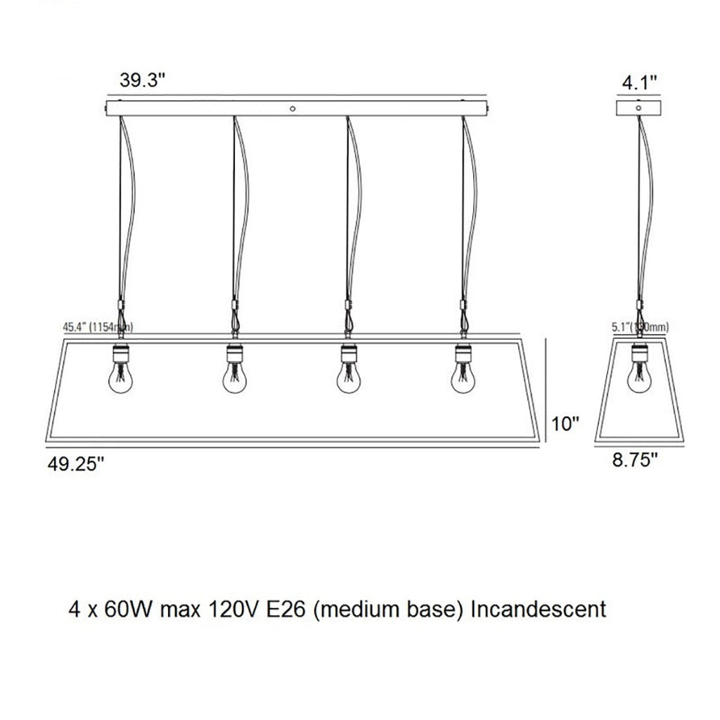 Diner Linear Pendant Light