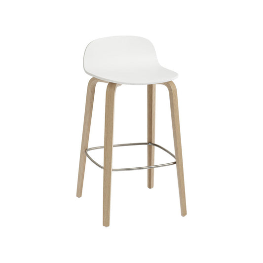 Oak/White / Counter: 25.5 in height Visu Stool OPEN BOX