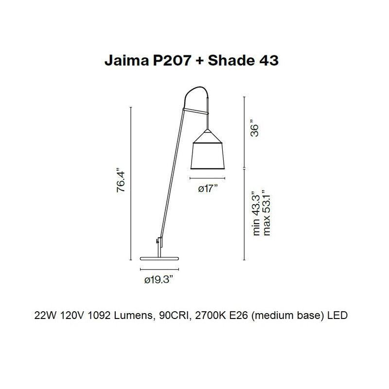 Jaima LED Floor Lamp