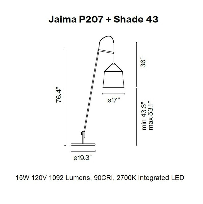 Jaima Outdoor LED Floor Lamp