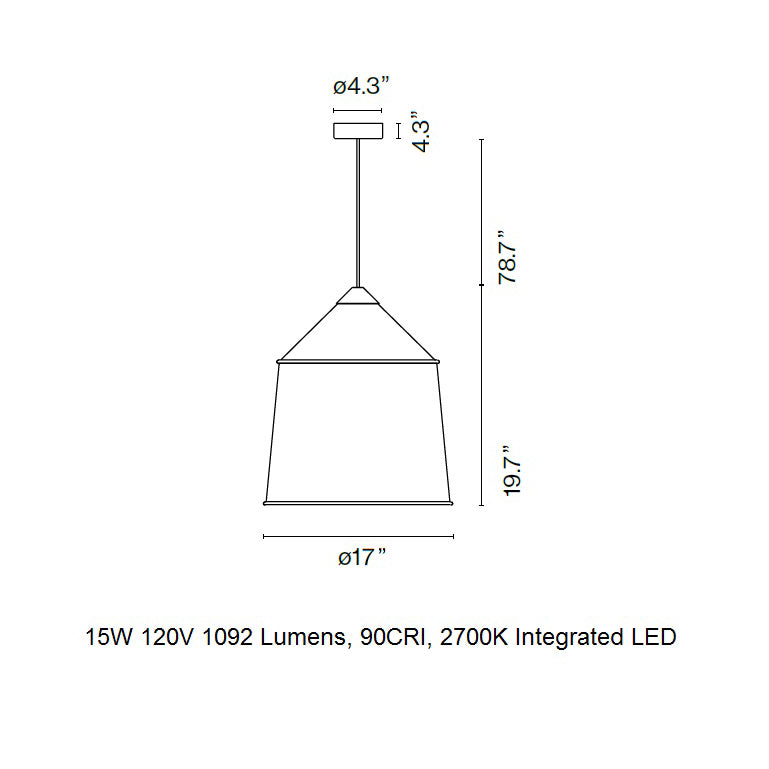 Jaima Outdoor LED Pendant Light