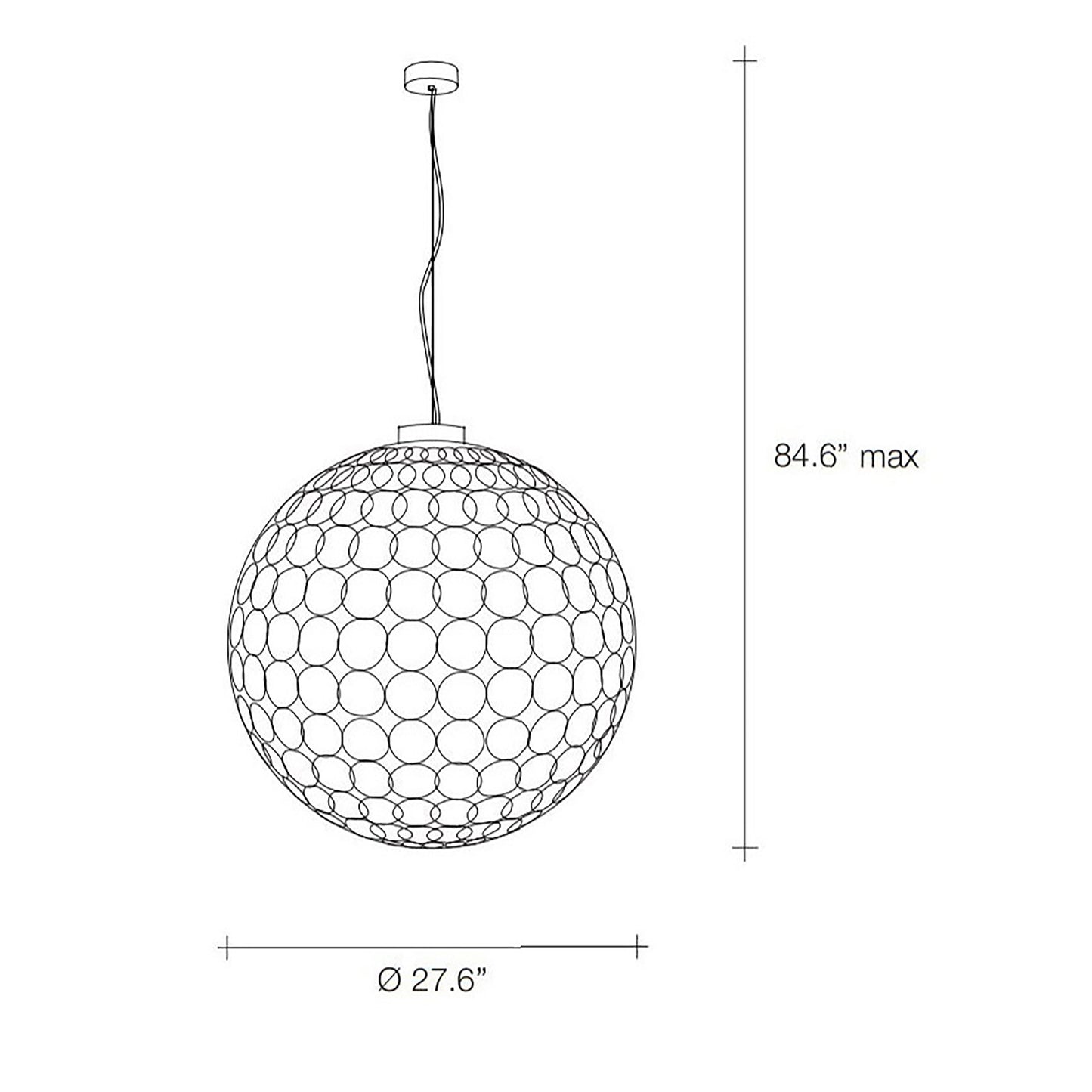 G.R.A. Round LED Pendant Light