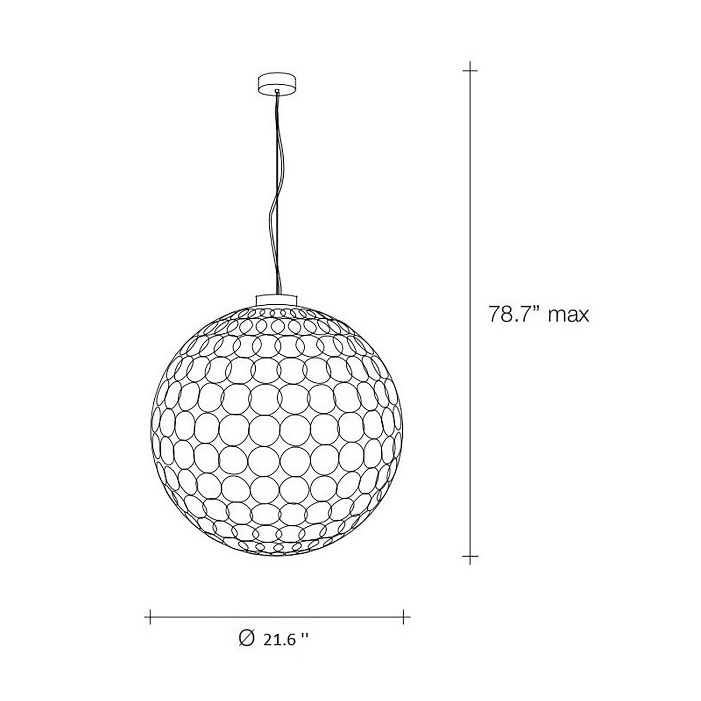 G.R.A. Round LED Pendant Light