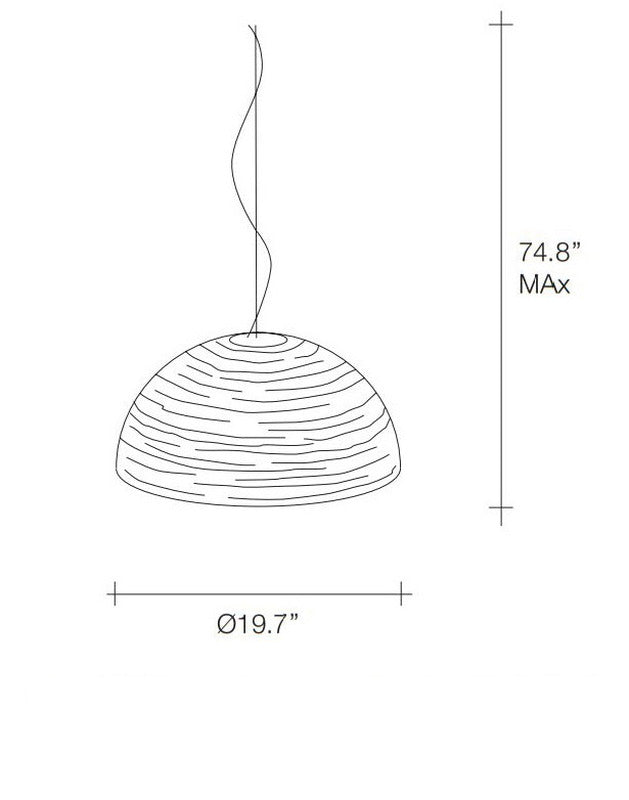 Magdalena Dome Pendant Light