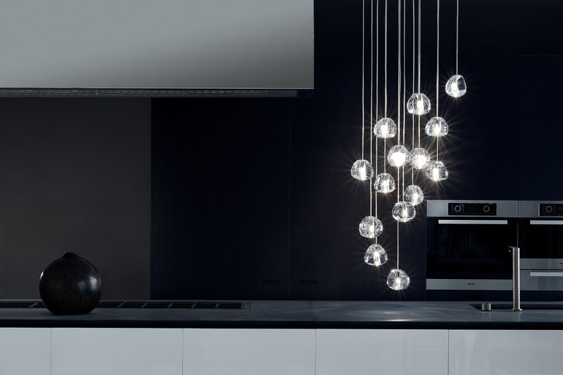 Mizu Rectangle Cluster Pendant Light