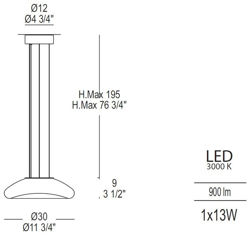 Keyra LED Pendant Light