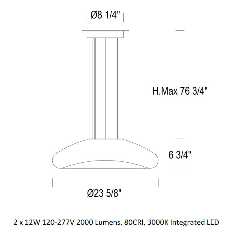 Keyra LED Pendant Light