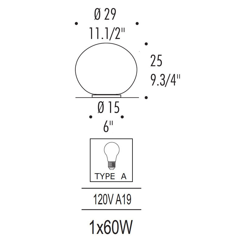 Sphera T3 Table Lamp