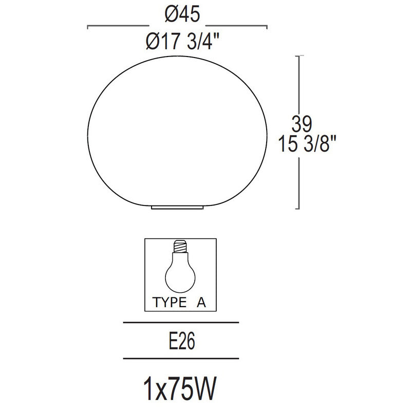 Sphera T3 Table Lamp