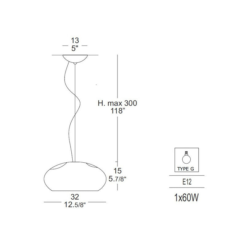 Mercure S Suspension Light