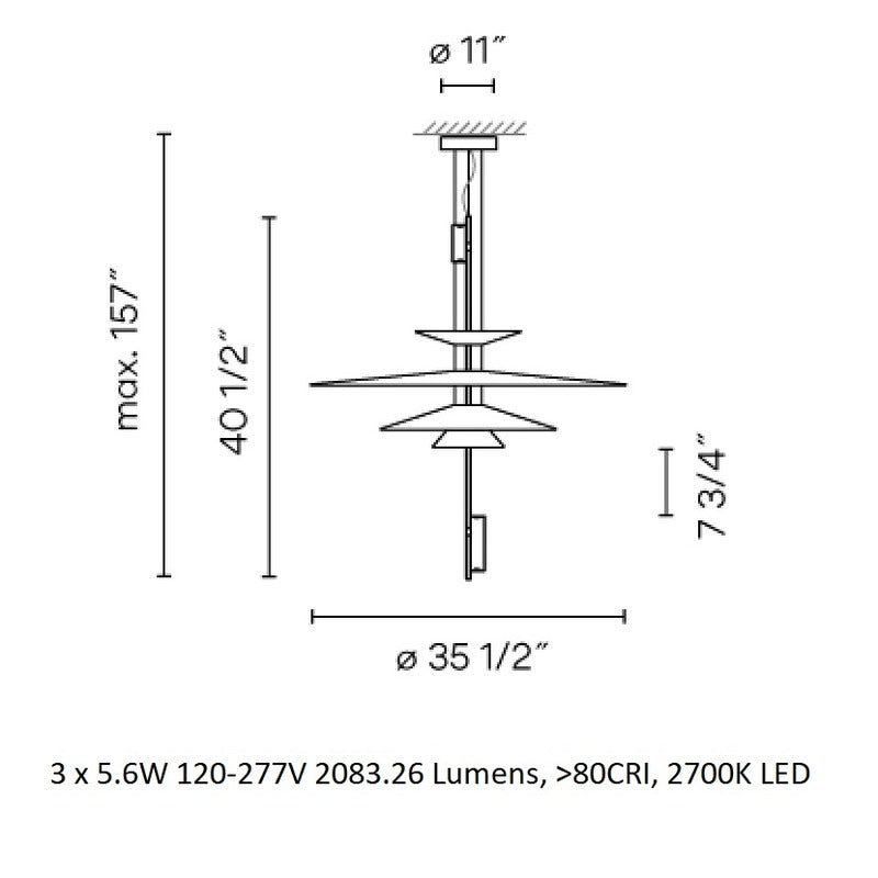 Flamingo 1550 LED Pendant Light