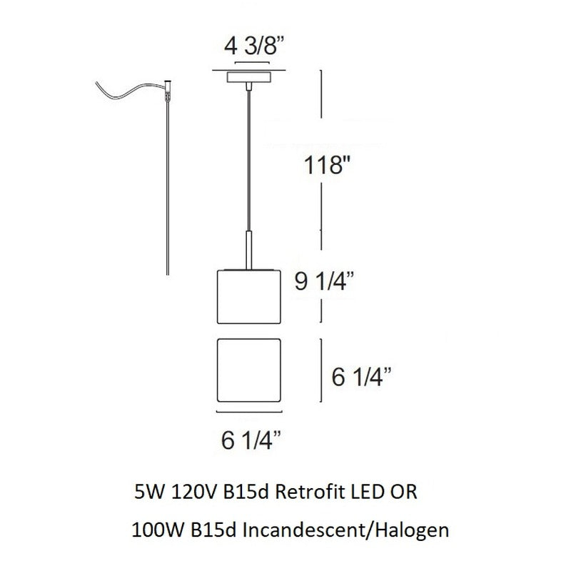 Cubi Suspension Light