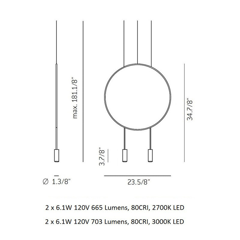 Revolta Pendant Light