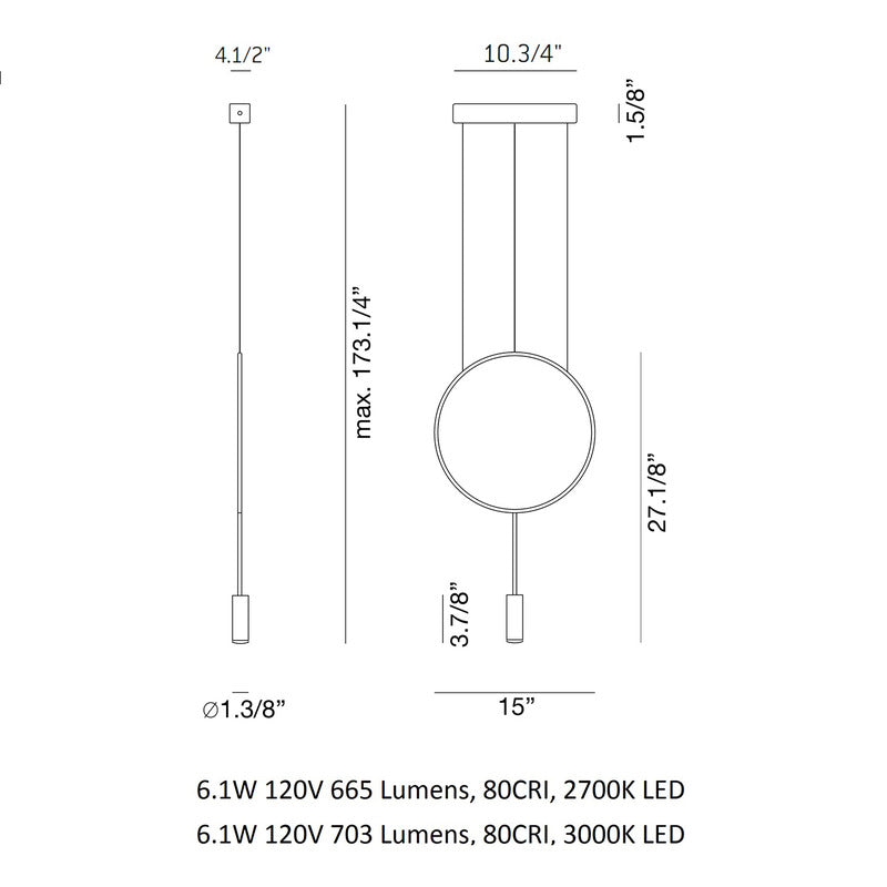 Revolta Pendant Light