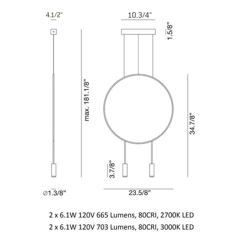 Revolta Pendant Light