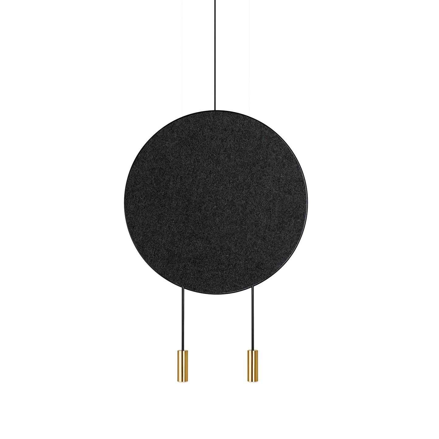 Revolta Pendant Light with Acoustic Panel