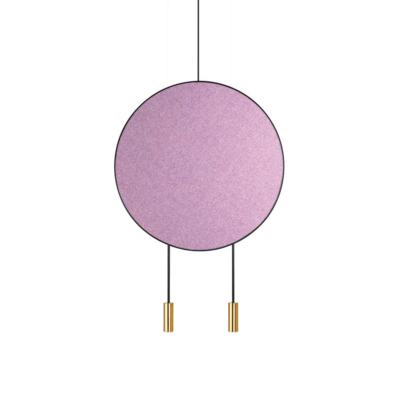 Revolta Pendant Light with Acoustic Panel