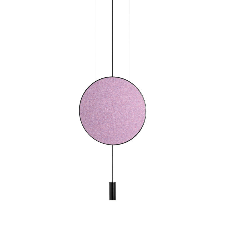 Revolta Pendant Light with Acoustic Panel