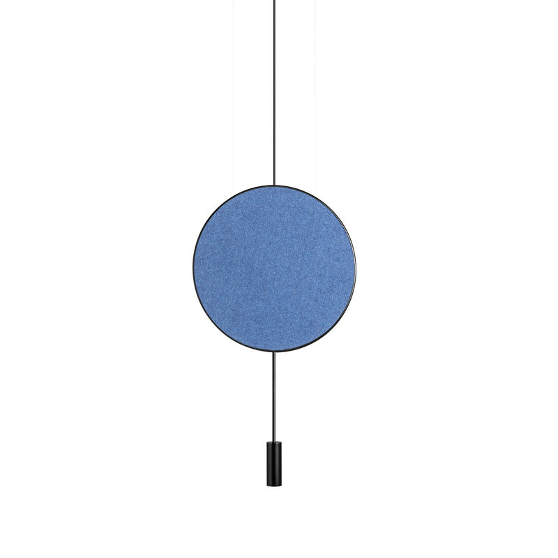 Revolta Pendant Light with Acoustic Panel