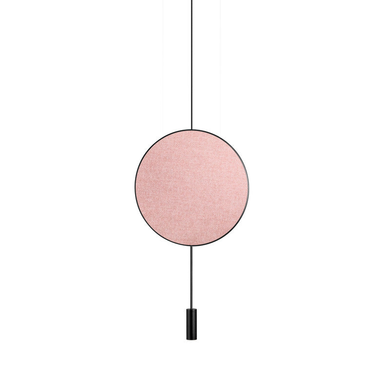 Revolta Pendant Light with Acoustic Panel