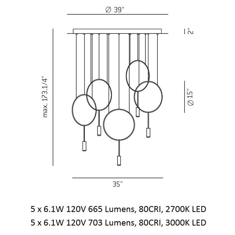 Revolta Round Pendant Light