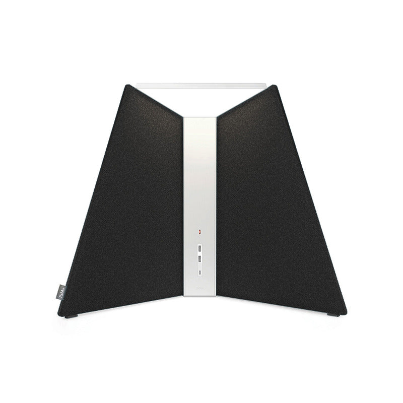 Corner Office Table Lamp with Acoustic Privacy Shade