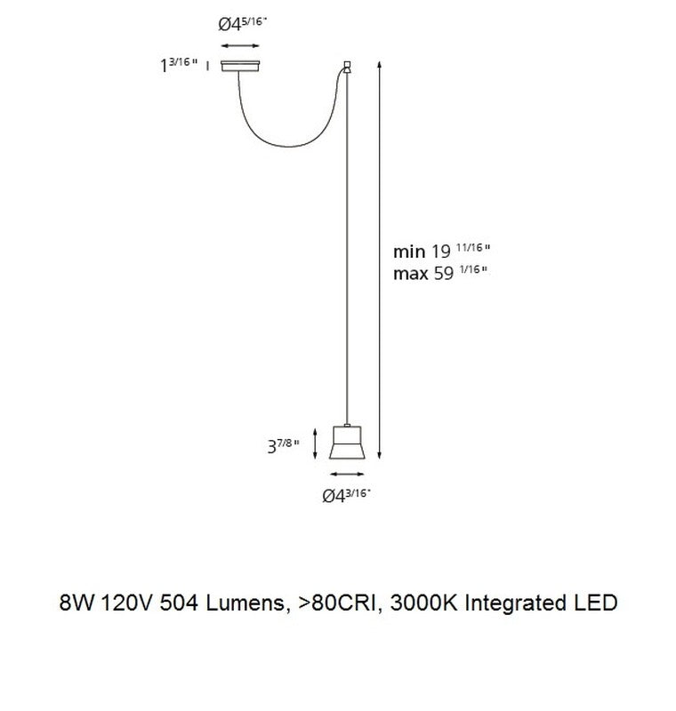 Gio Off Center Pendant Light