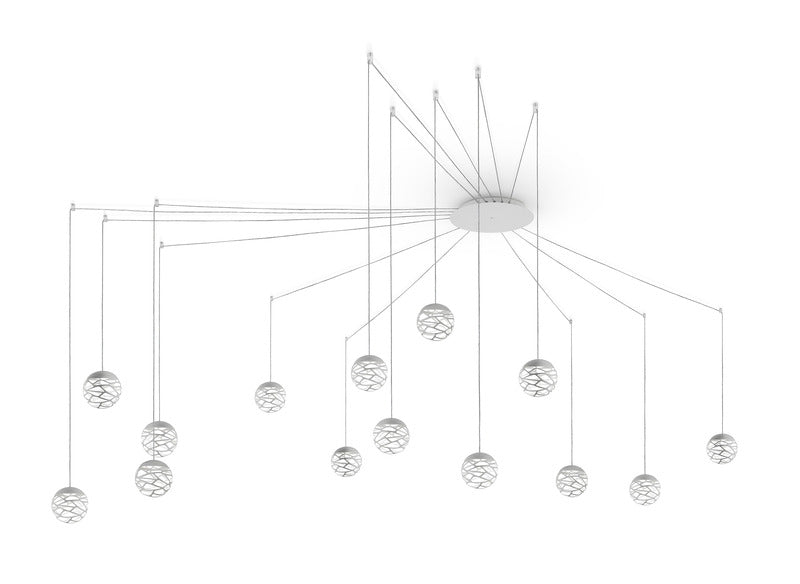 Kelly Cluster Sphere Multipoint Pendant Light