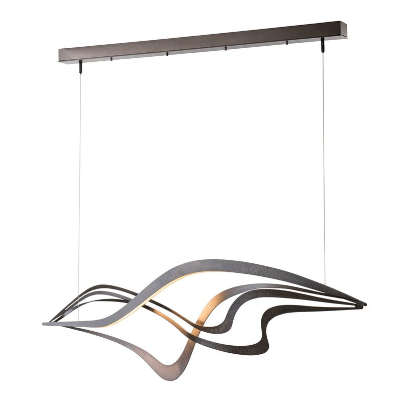 Crossing Waves LED Pendant Light