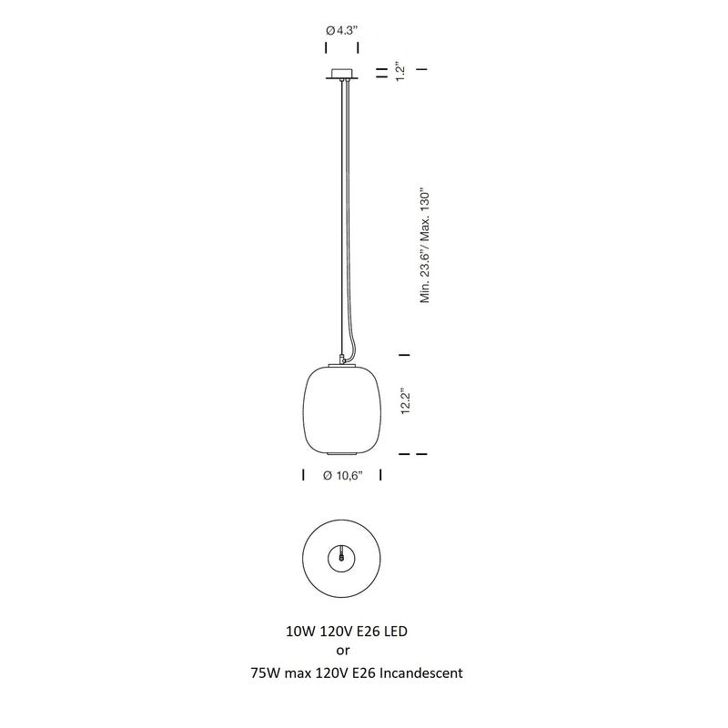 Globo Cesta Pendant Light