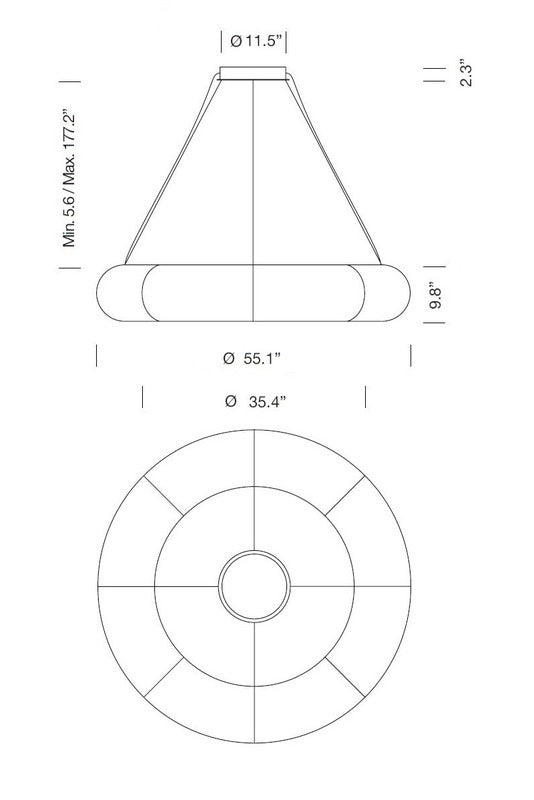 Tekio Circular Pendant Light