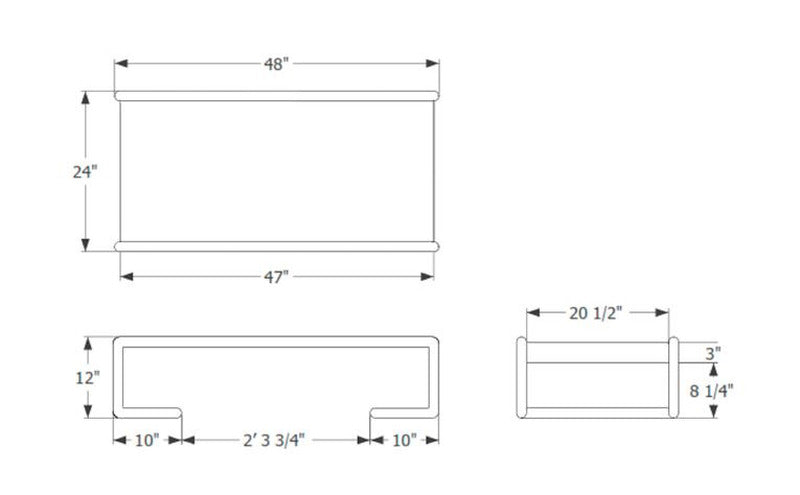 Untitled U4 Small Rectangular Table