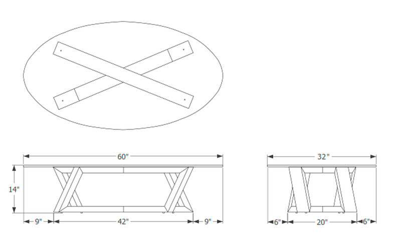 Focal Ellipse Coffee Table