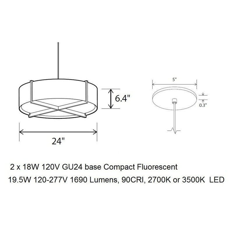 Cerno Plura 24 Pendant Light