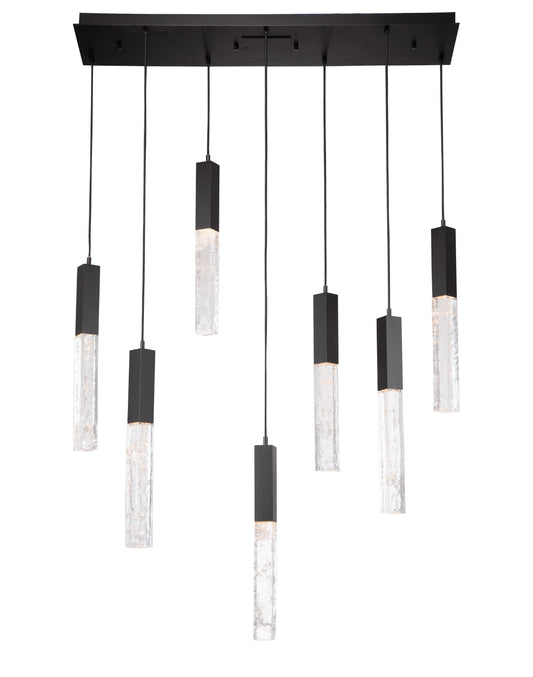 Glacier Linear Multi-Light Pendant Light