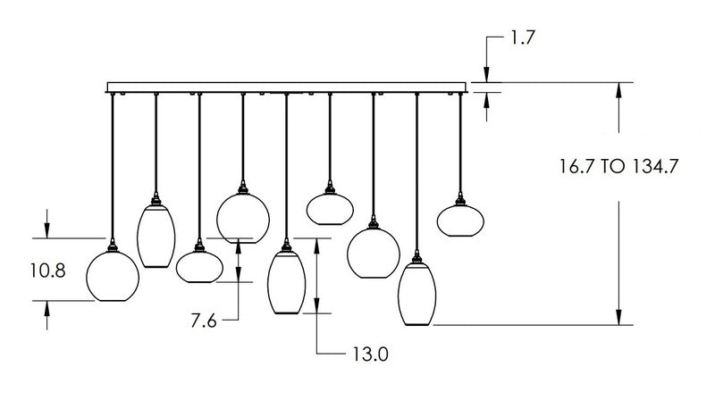 Misto Linear Pendant Light