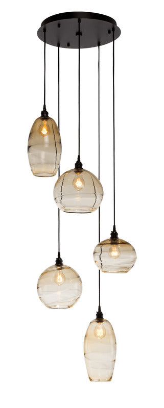 Misto Round Multi-Light Pendant Light