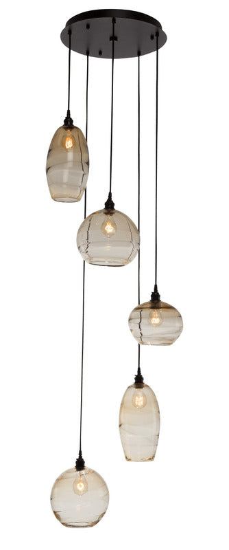 Misto Round Multi-Light Pendant Light