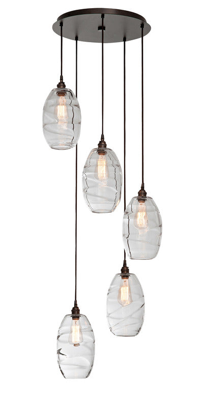 Ellisse Round Multi-Light Pendant Light