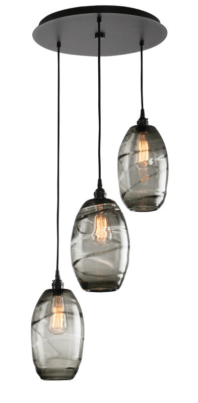 Ellisse Round Multi-Light Pendant Light