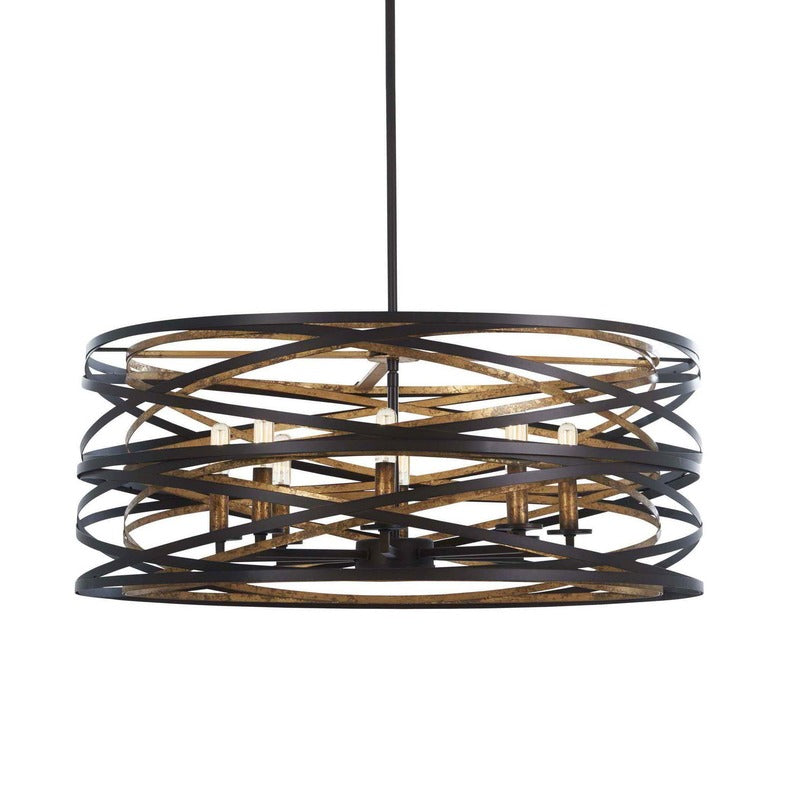 Vortic Flow Horizontal Pendant Light