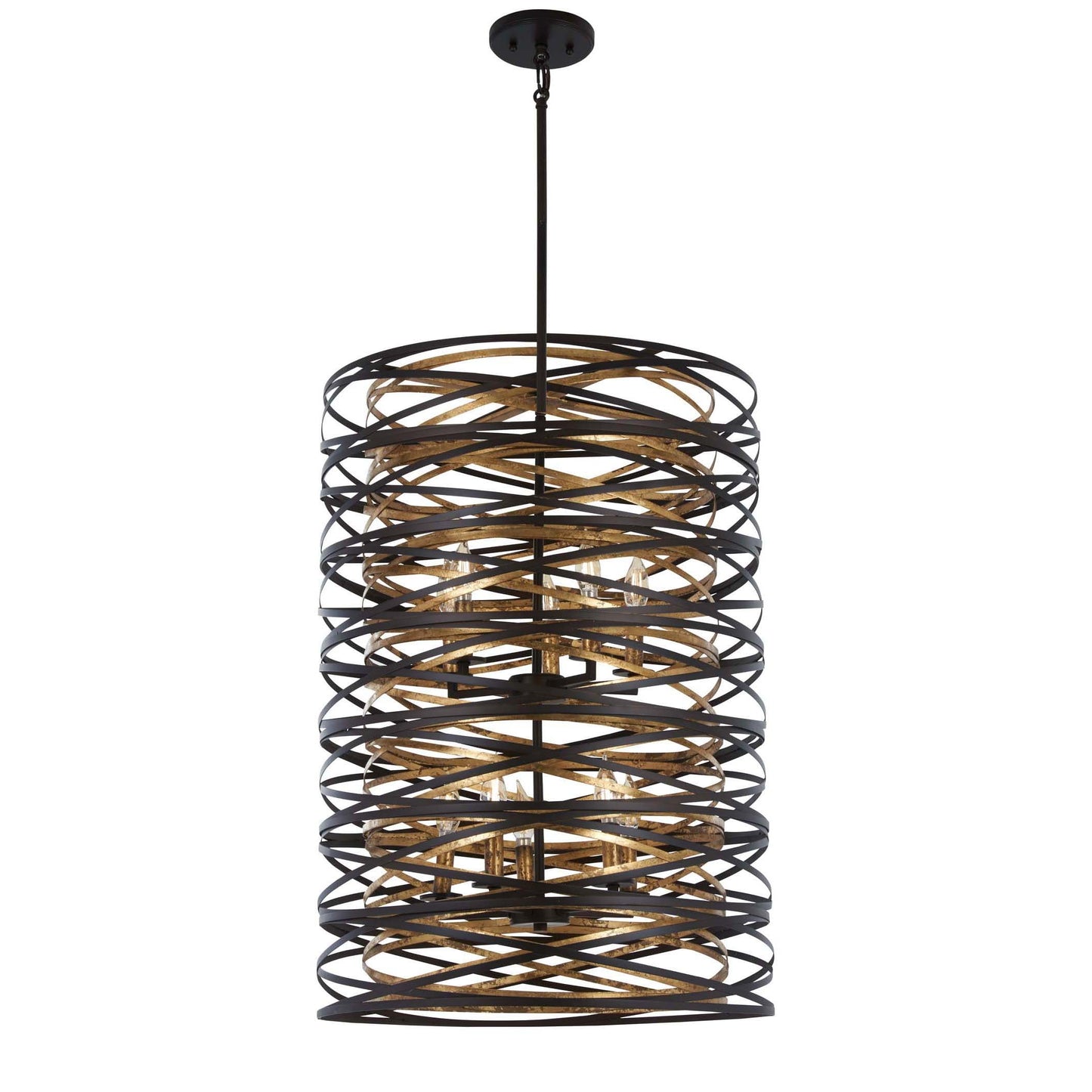 Vortic Flow Vertical Pendant Light