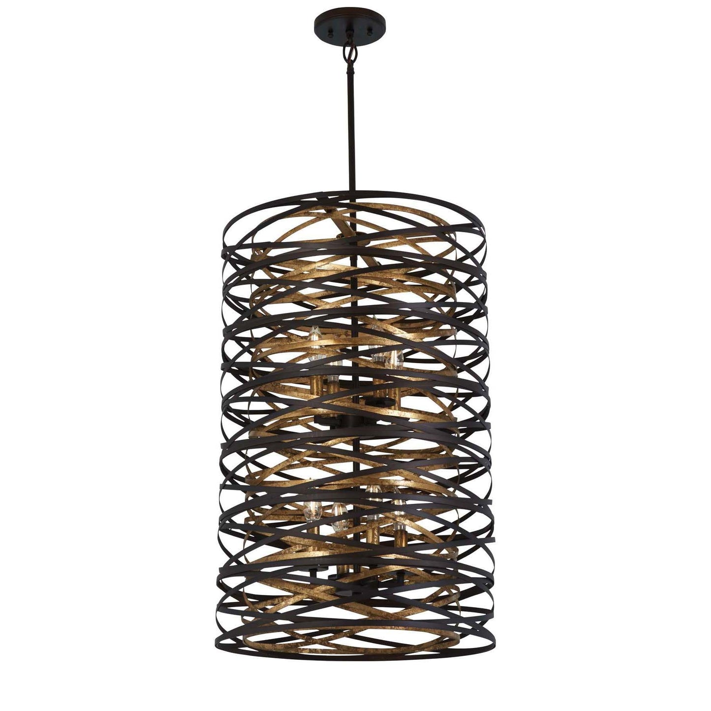 Vortic Flow Vertical Pendant Light