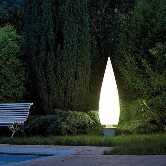 Kanpazar Outdoor Floor Lamp - Concrete Base