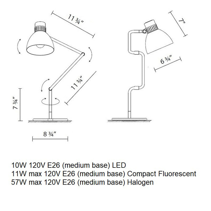 Blux System Table Lamp