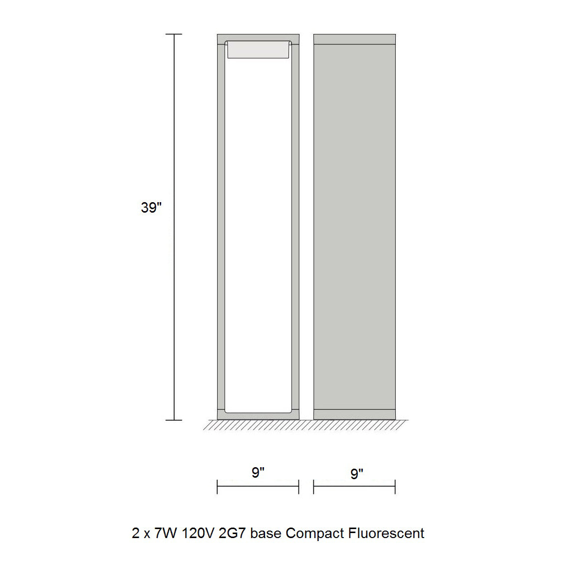 Frame Fluo Floor Lamp