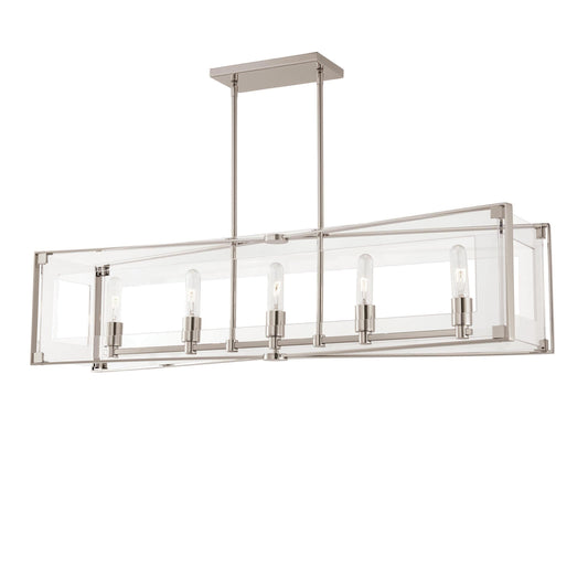 Crystal Clear Island Chandelier