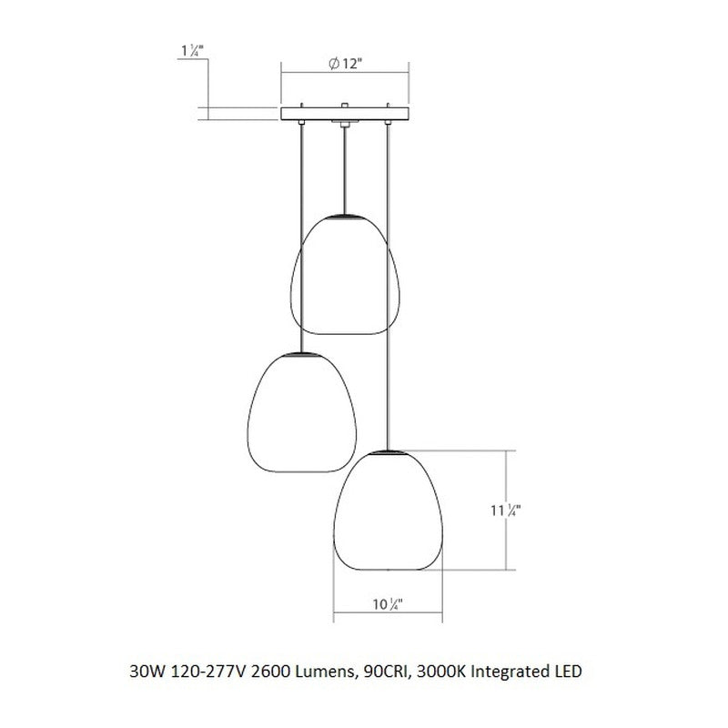 Mela Multi-Light LED Pendant Light