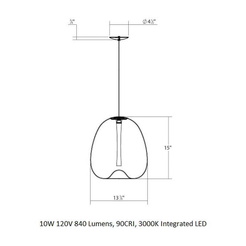 Mela LED Pendant Light