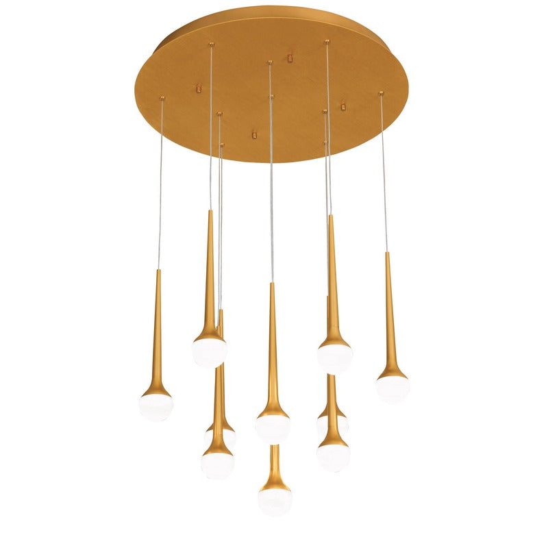 Honey Drip LED Round Multi Light Pendant Light